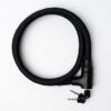 texlock orbit Fahrradschloss mit Lockpicking sicherem Schlosskörper, in 160 cm Länge, in Farbvariante onyx black, flexibel zusammengewickelt