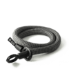 Textieltouw in lengte 120 cm en kleur electric grey