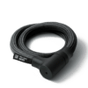 texlock orbit Fahrradschloss mit Lockpicking sicherem Schlosskörper, in 100 cm Länge, in Farbvariante onyx black, flexibel zusammengewickelt
